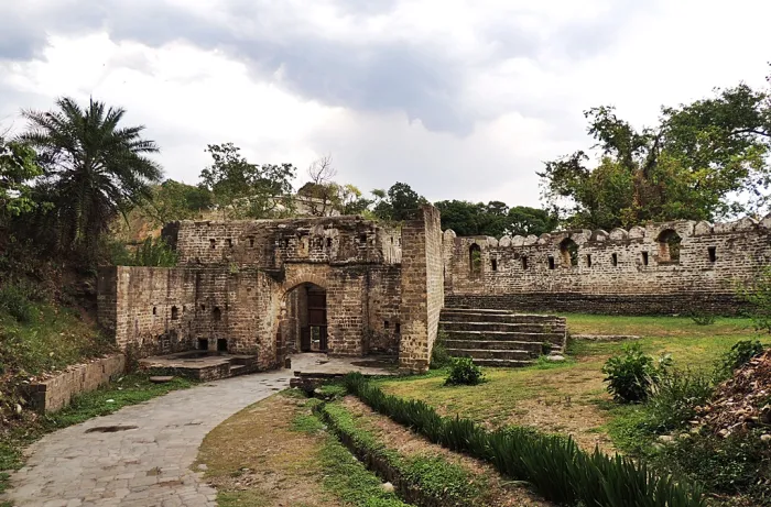 Kangra Fort Courtyard and Ancient Temples