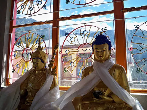 Main Prayer Hall Dalai Lama Temple